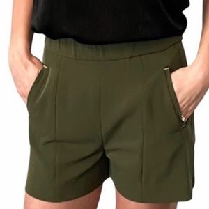 H&M Chino Shorts Olive Green Size 12